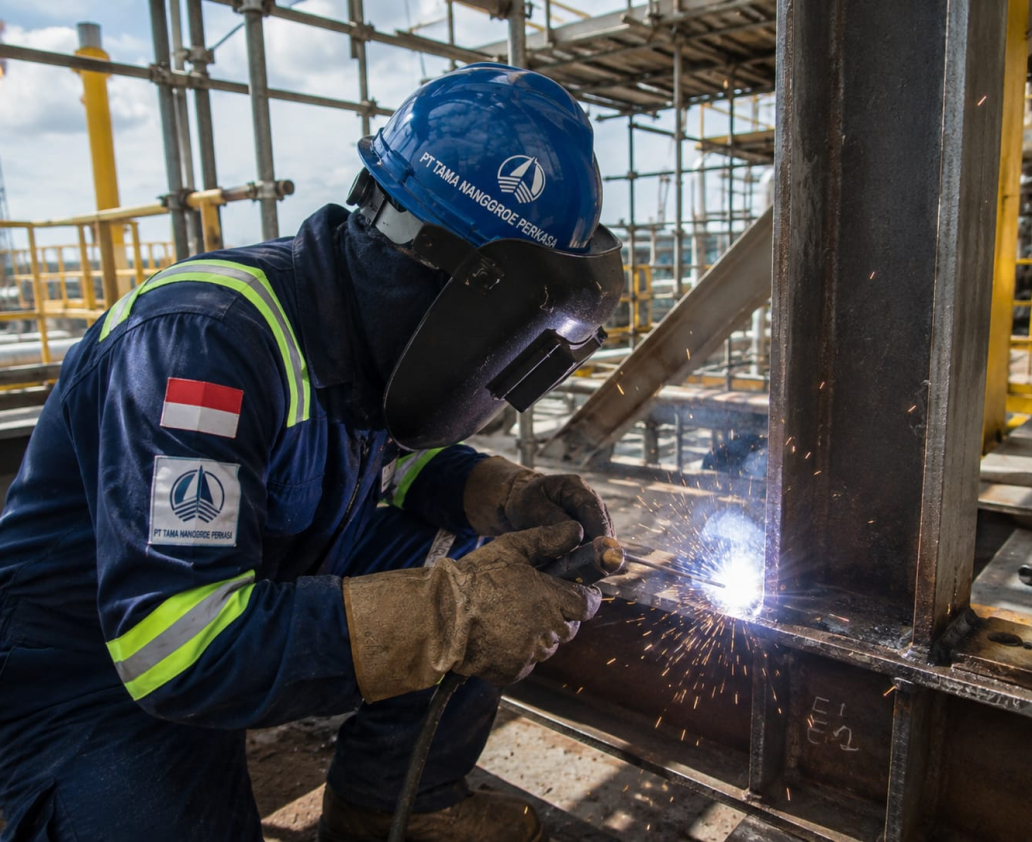 Kegiatan Bidang Mekanikal Welding Steel Structure